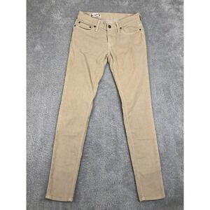 Red Engine Corduroy Pants Womens 28x31 Beige